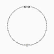 Kidult Bracciale infinity con diamante lab-grown 732317-18
